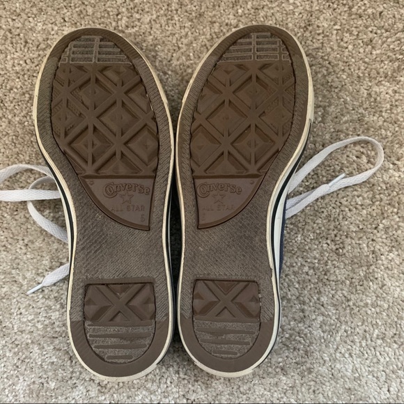 Navy Blue Low-top Converse - Picture 3 of 7